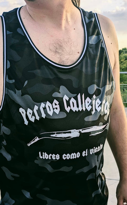 Camiseta tirantes Dark Camo