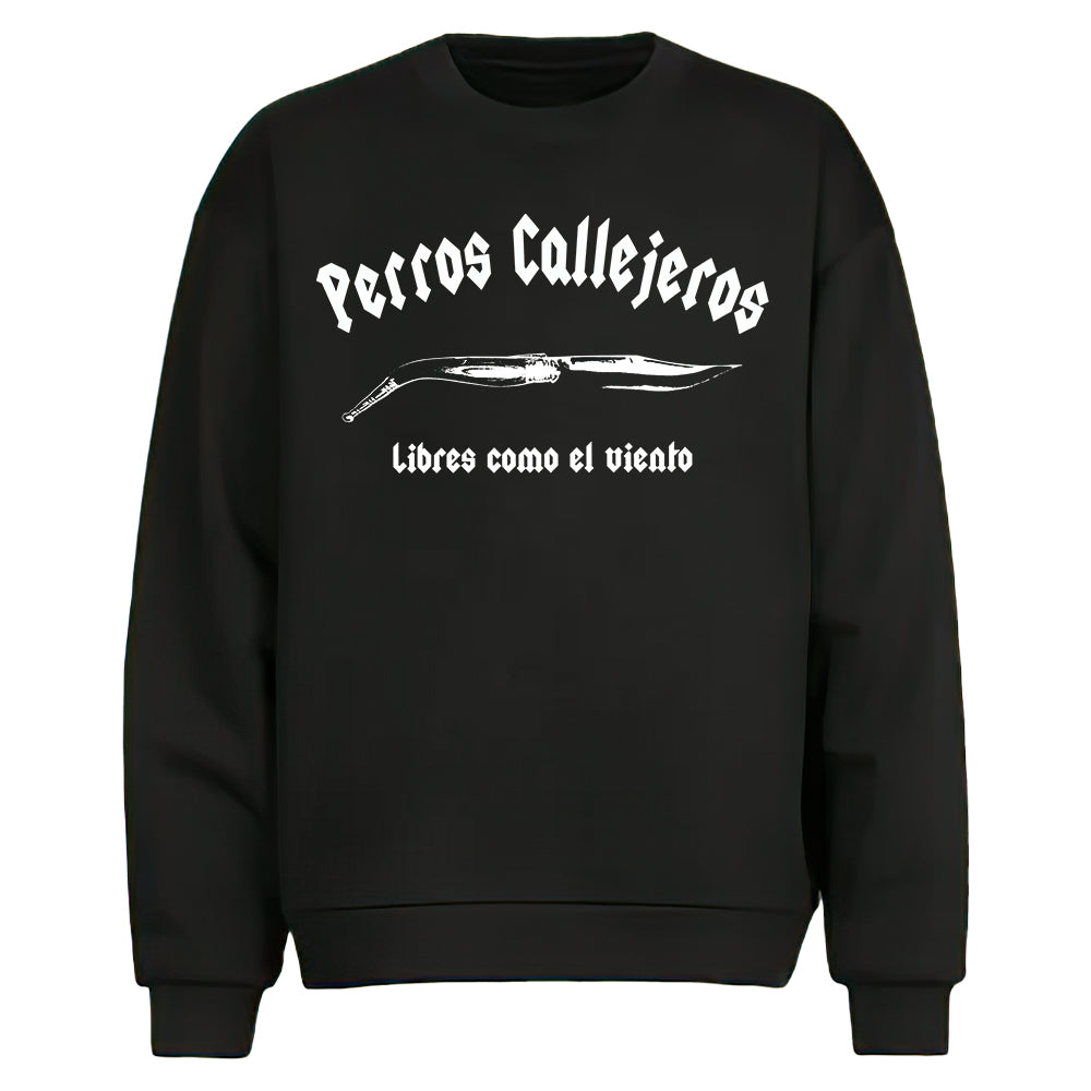 Sudadera sin capucha Perros Callejeros