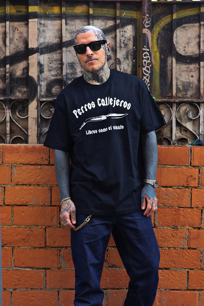Camiseta Oversize  Perros Callejeros