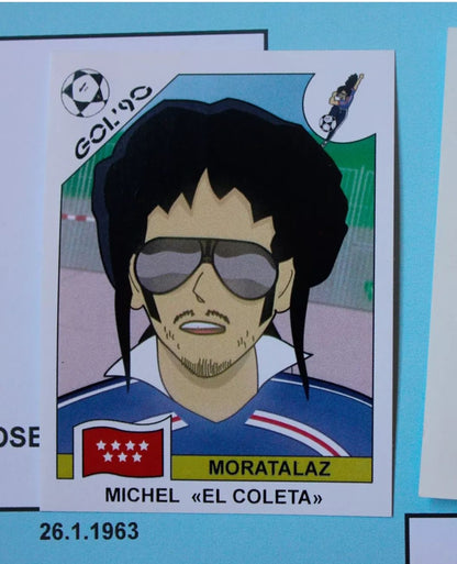 CAMISETA GOL´90 EL COLETA X PERROS CALLEJEROS X LA MADRIZLEÑA