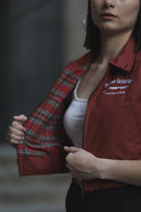 Chaleco CropTop Harrington BURDEOS