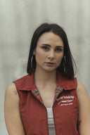 Chaleco CropTop Harrington BURDEOS