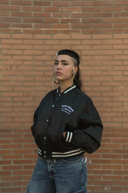 Chaqueta satinada Universidad Callejera