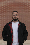 Chaqueta estilo Harrington bordada