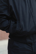 Chaqueta estilo Harrington bordada