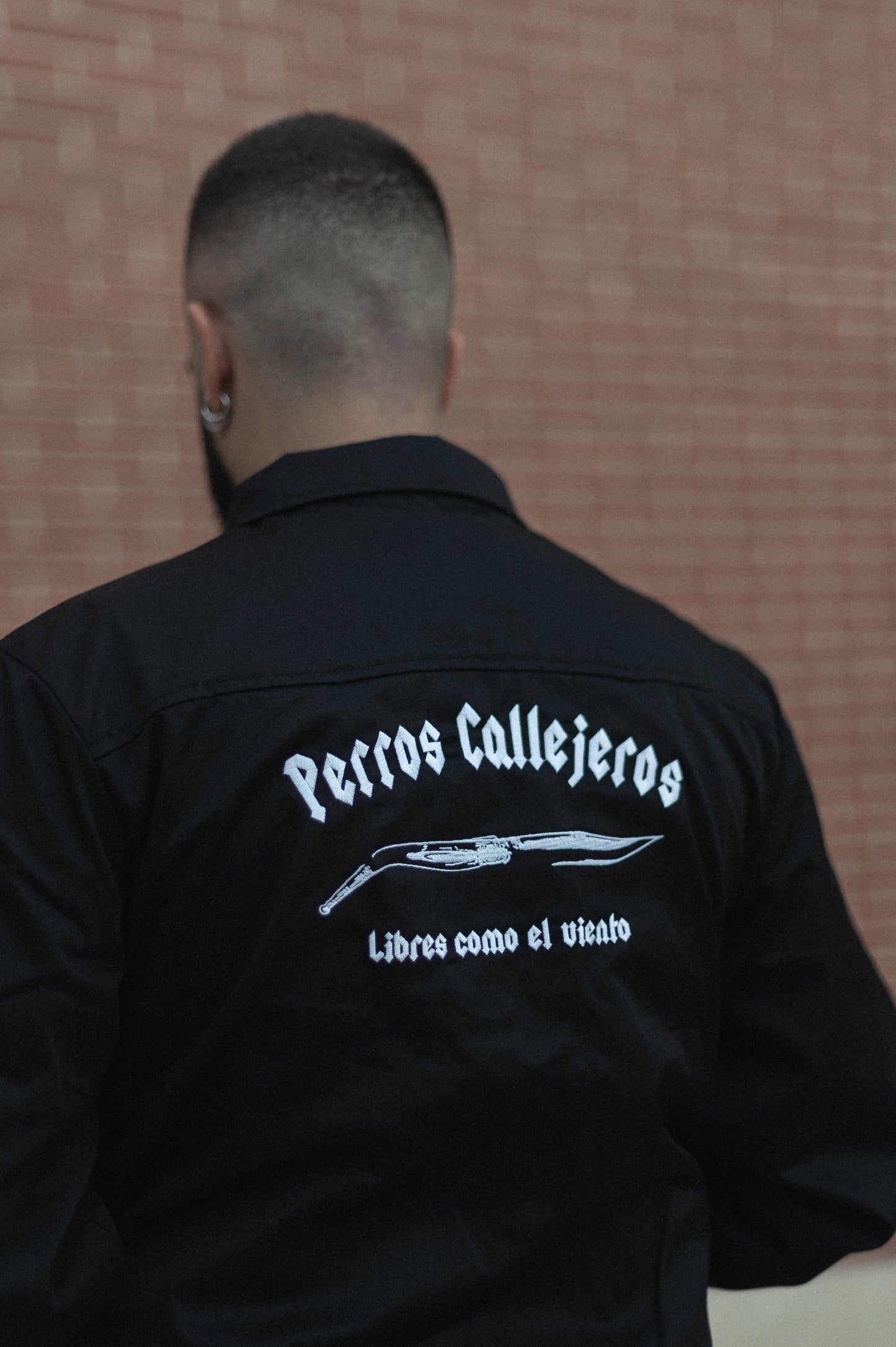 Chaqueta estilo Harrington bordada