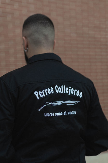 Chaqueta estilo Harrington bordada