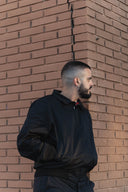 Chaqueta estilo Harrington bordada