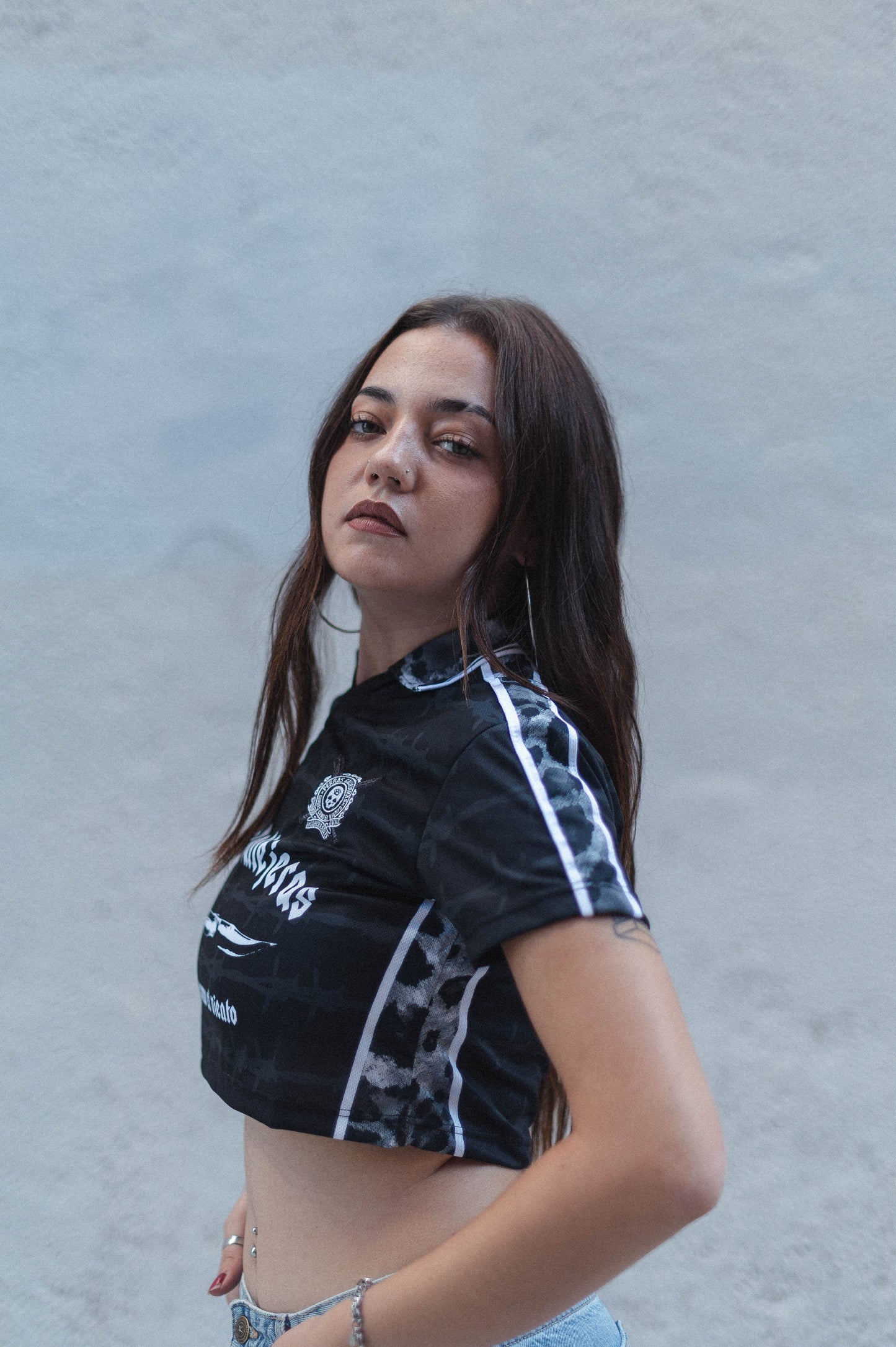 Camiseta Futbol Croptop Perras