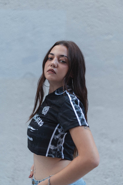 Camiseta Futbol Croptop Perras