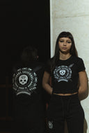 Camiseta Crop Hood Mujer