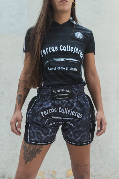 Short Muay Thai Perras Callejeras