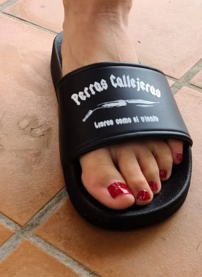 CHANCLAS PERRAS CALLEJERAS
