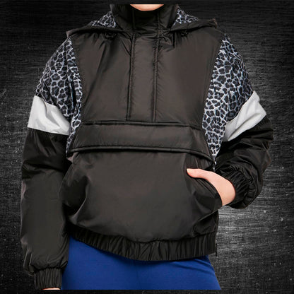 Chaqueta Queen Of The Jungle Black Leopard