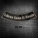 Parche Bottom Rocker Libres como el viento
