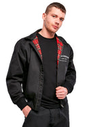 Chaqueta estilo Harrington bordada