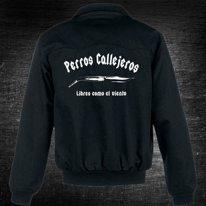 Chaqueta estilo Harrington bordada