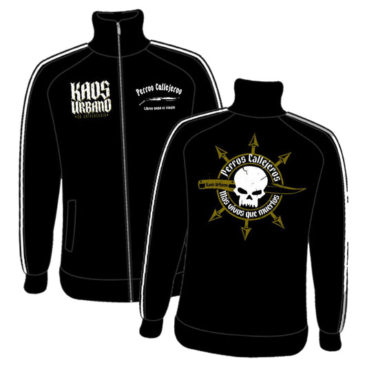 TRACKTOP MUJER KAOS URBANO X PERRAS CALLEJERAS