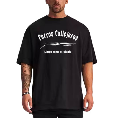 Camiseta Oversize  Perros Callejeros