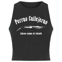 TOP NEGRO PERRAS CALLEJERAS